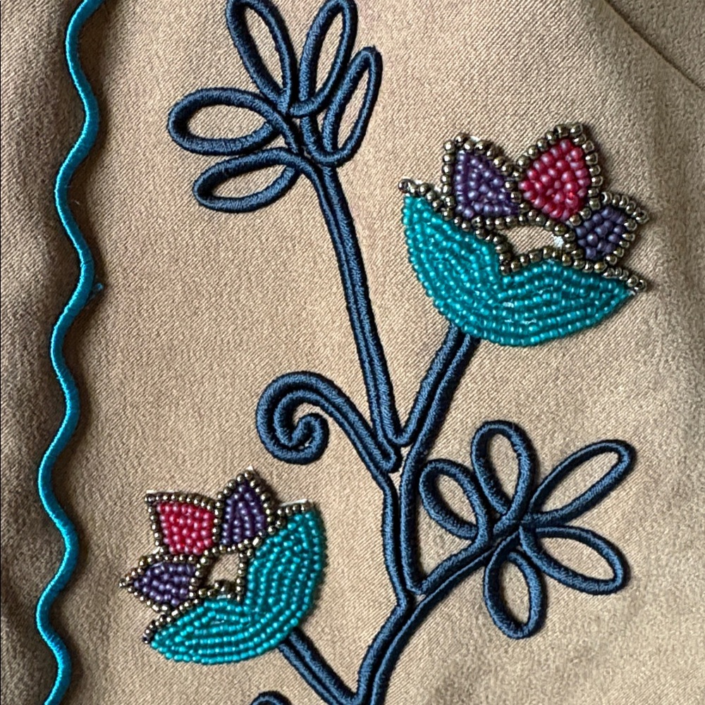 Vintage Sharon Young Vest. Boho. Gorgeous details.